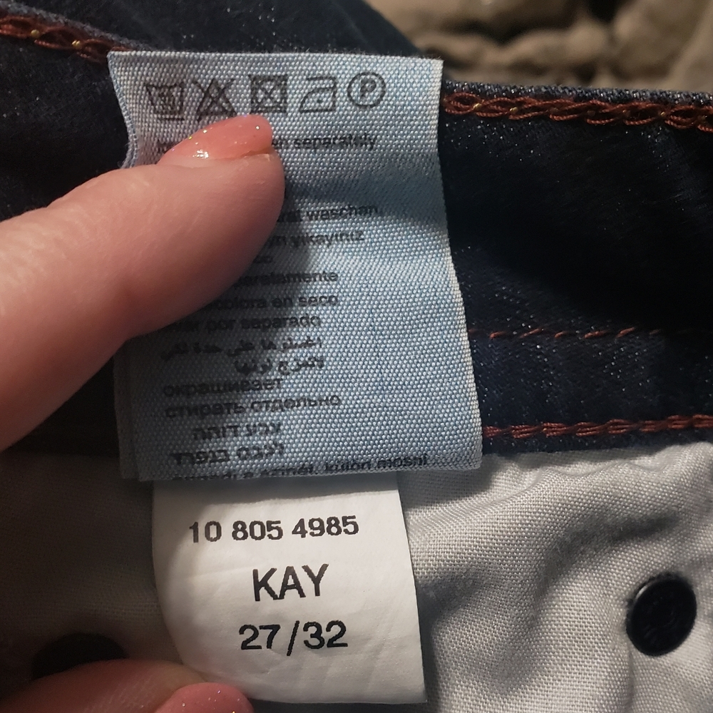 Mavi Jeans NWT Sz 27 Kay Flare Dark Wash - Picture 14 of 16